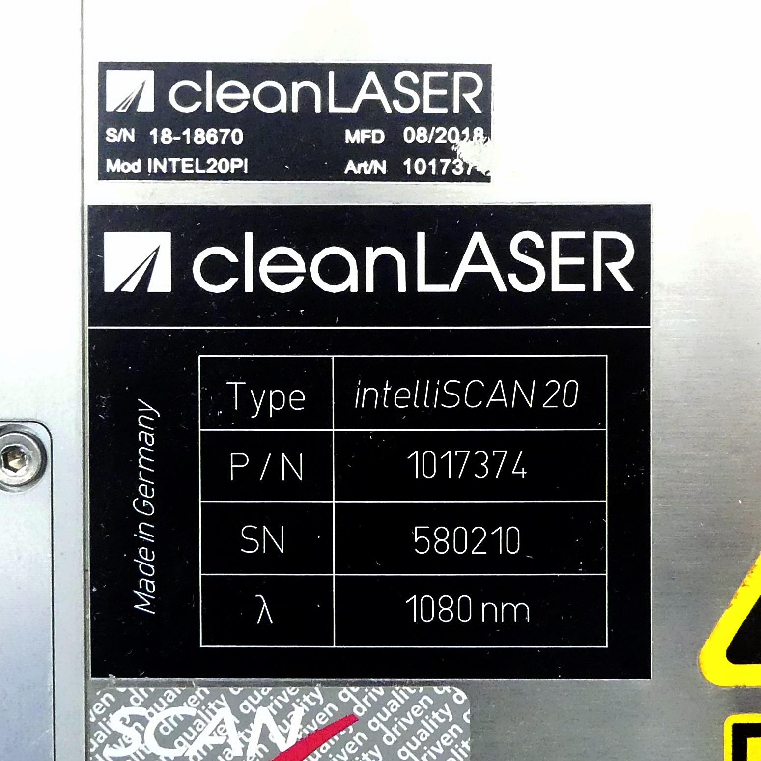 Produktfoto 2 von CLEANLASER IntelliSCAN 20 komplett