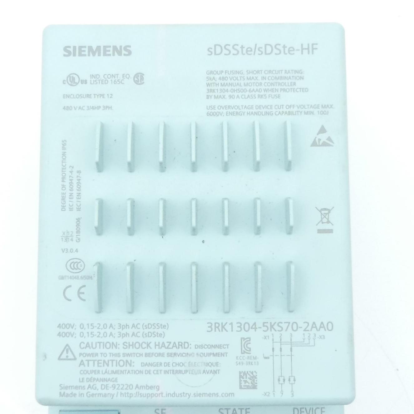 Produktfoto 2 von SIEMENS Wendestarter