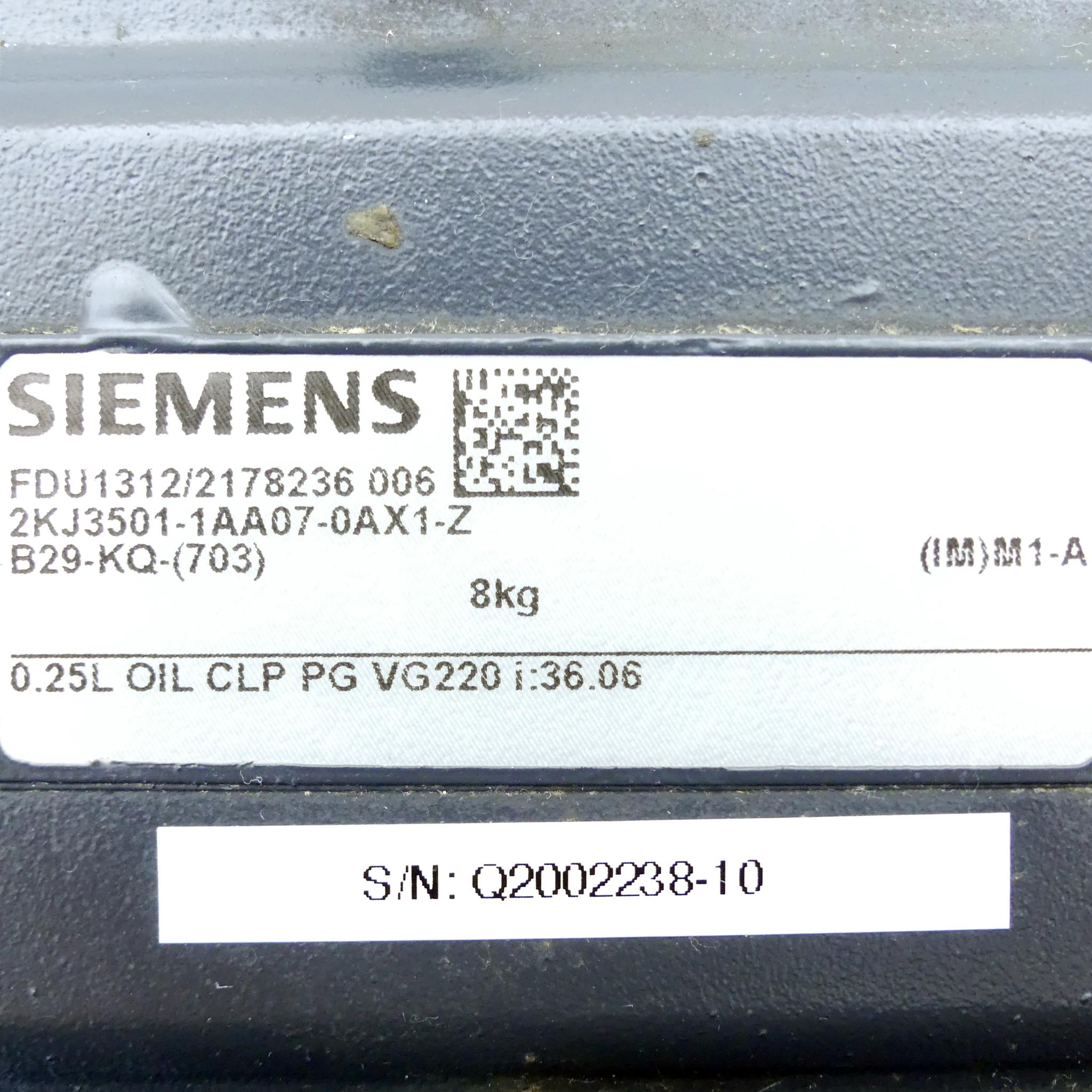 Produktfoto 2 von SIEMENS Getriebe