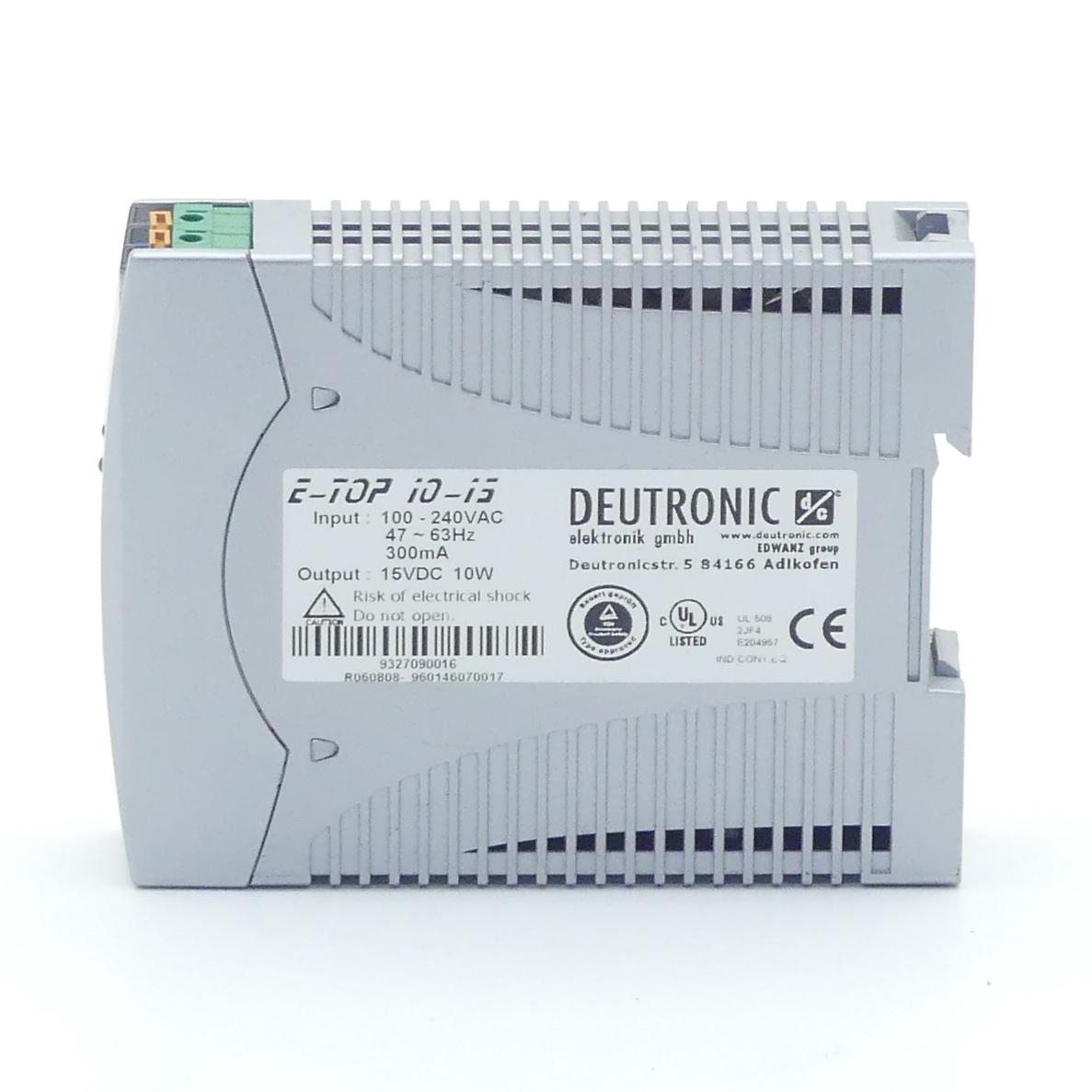 Produktfoto 3 von DEUTRONIC Stromversorgung 100-240VAC 47-63HZ