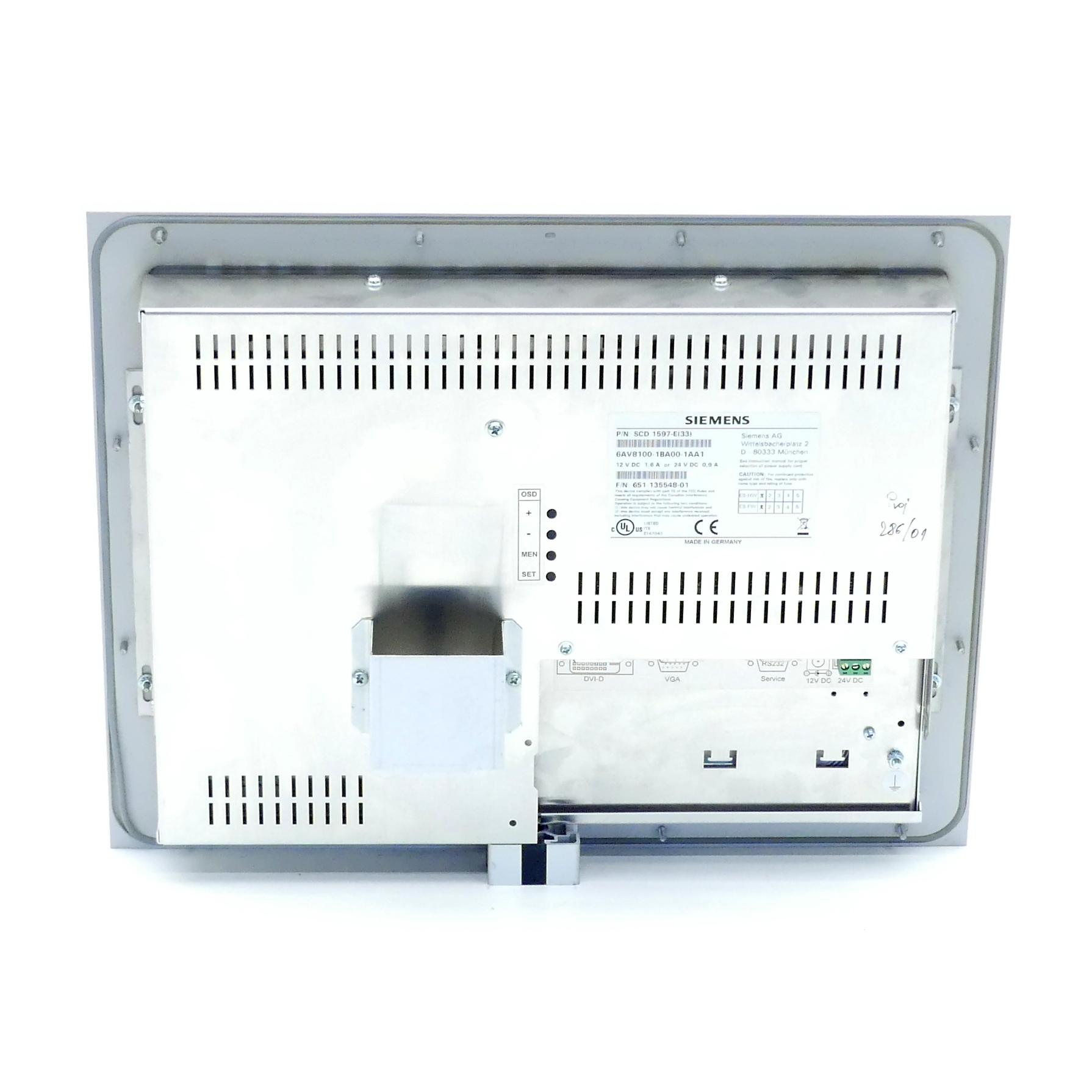 Produktfoto 4 von SIEMENS Bedienpanel SCD1597