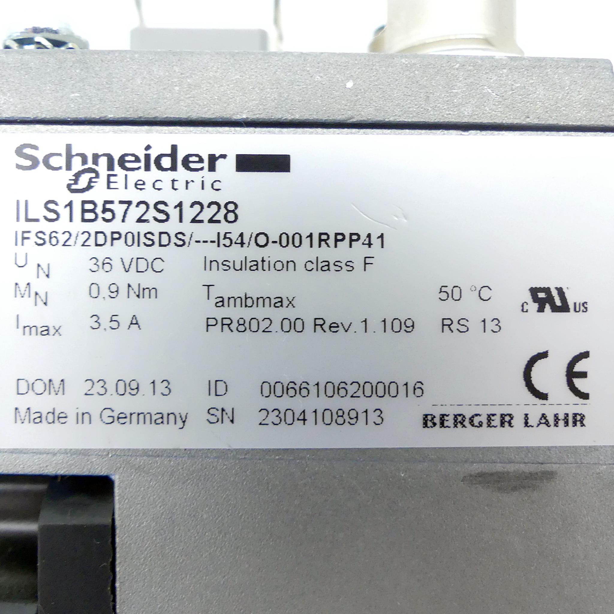 Produktfoto 2 von SCHNEIDER ELECTRIC Servomotor ILS1B572S1228