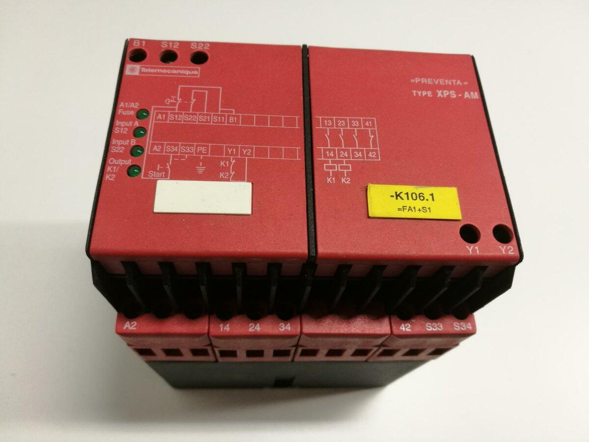 Telemecanique XPS-AM XPSAM5140 Sicherheitsrelais 24V safety relay