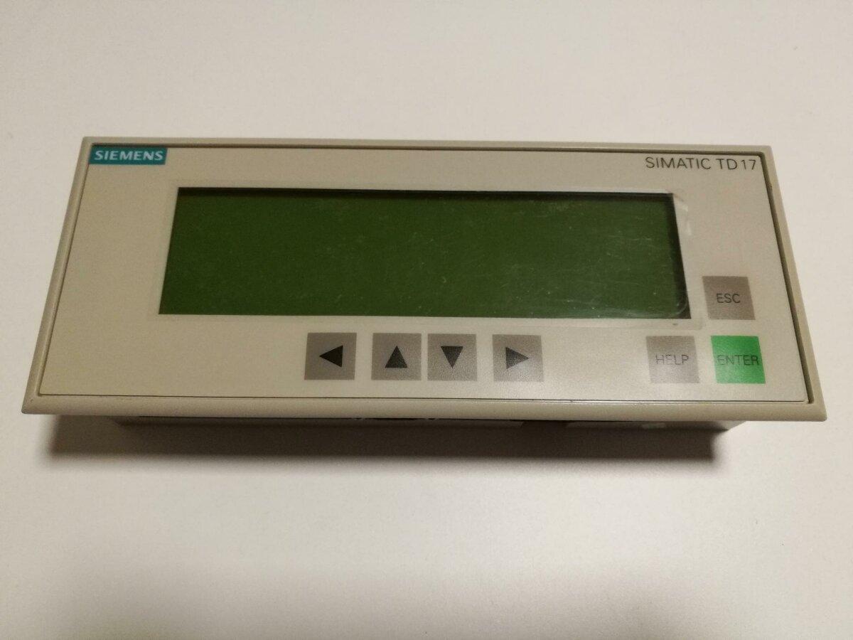 Produktfoto 1 von Siemens Simatic TD17 6AV3017-1NE30-0AX0 Textdisplay 6AV3 017-1NE30-0AX0