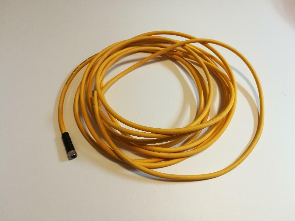 Pilz 533151 Kabel mit Stecker M8 8-polig 5m gelb PUR für Sicherheitssensor PSEN