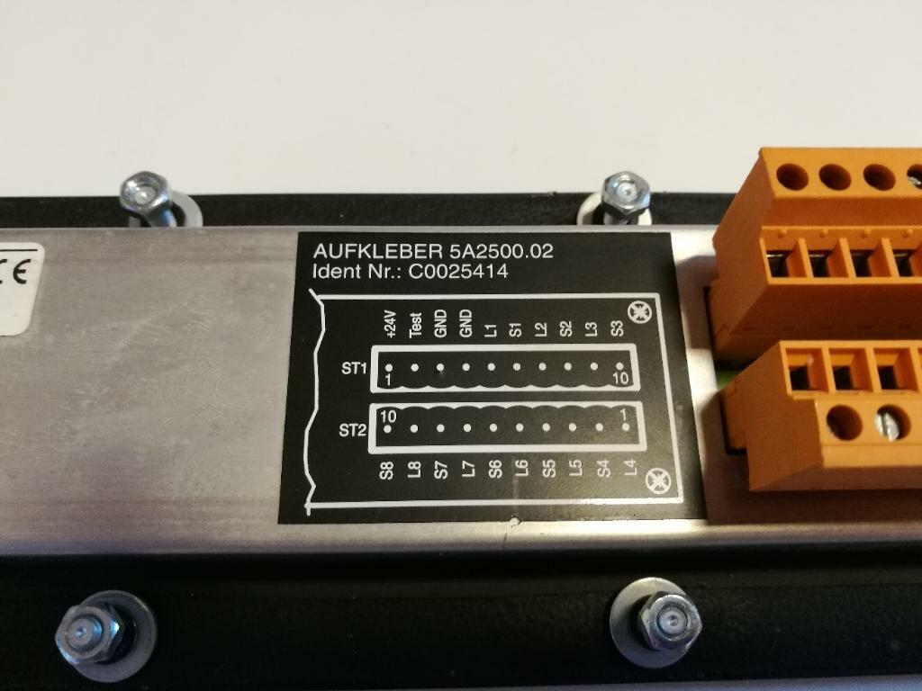 Produktfoto 3 von B&R 5A2500.02 Tastenfeld für Bedienpanel 8 Tasten mit LED Bernecker Rainer