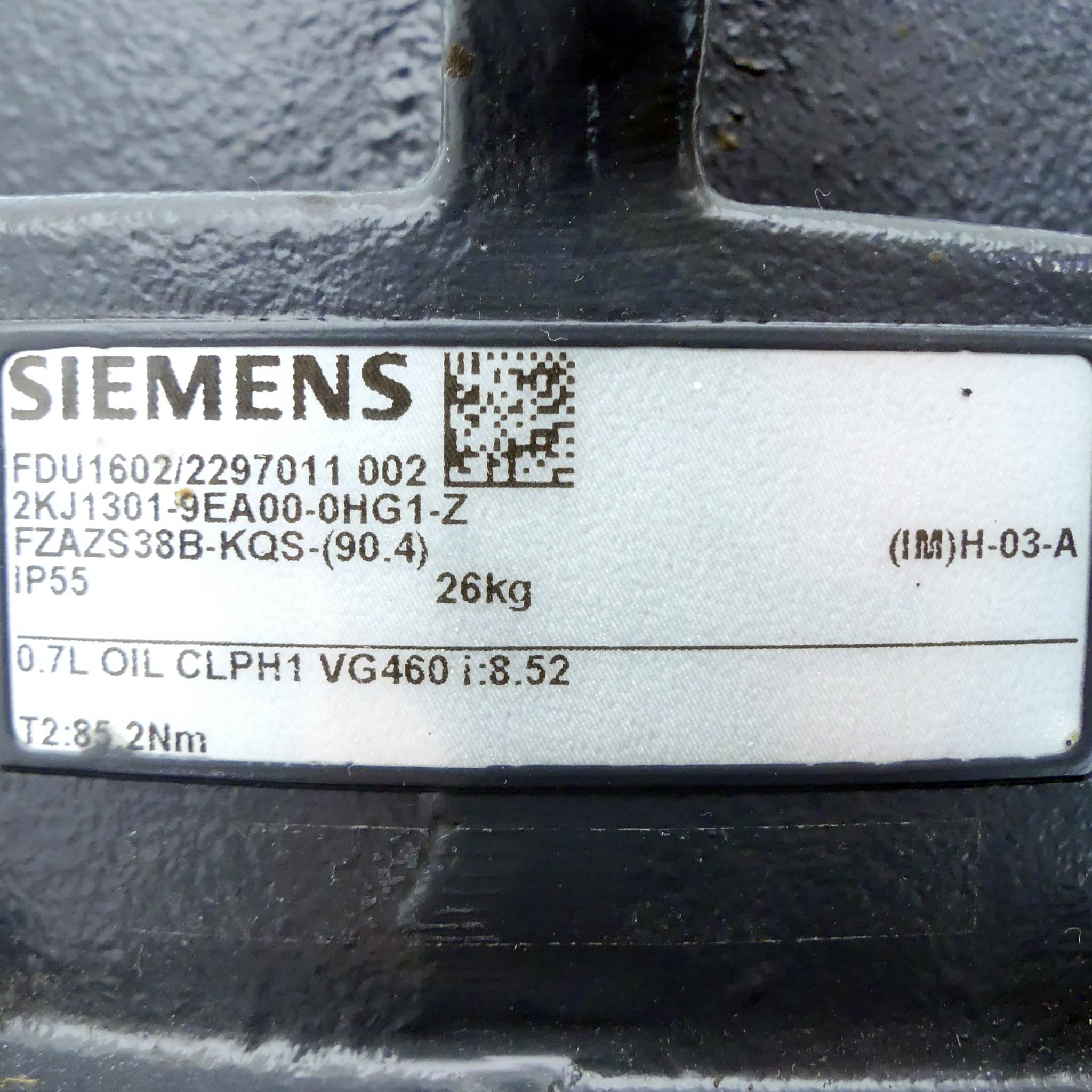 Produktfoto 2 von SIEMENS Getriebe