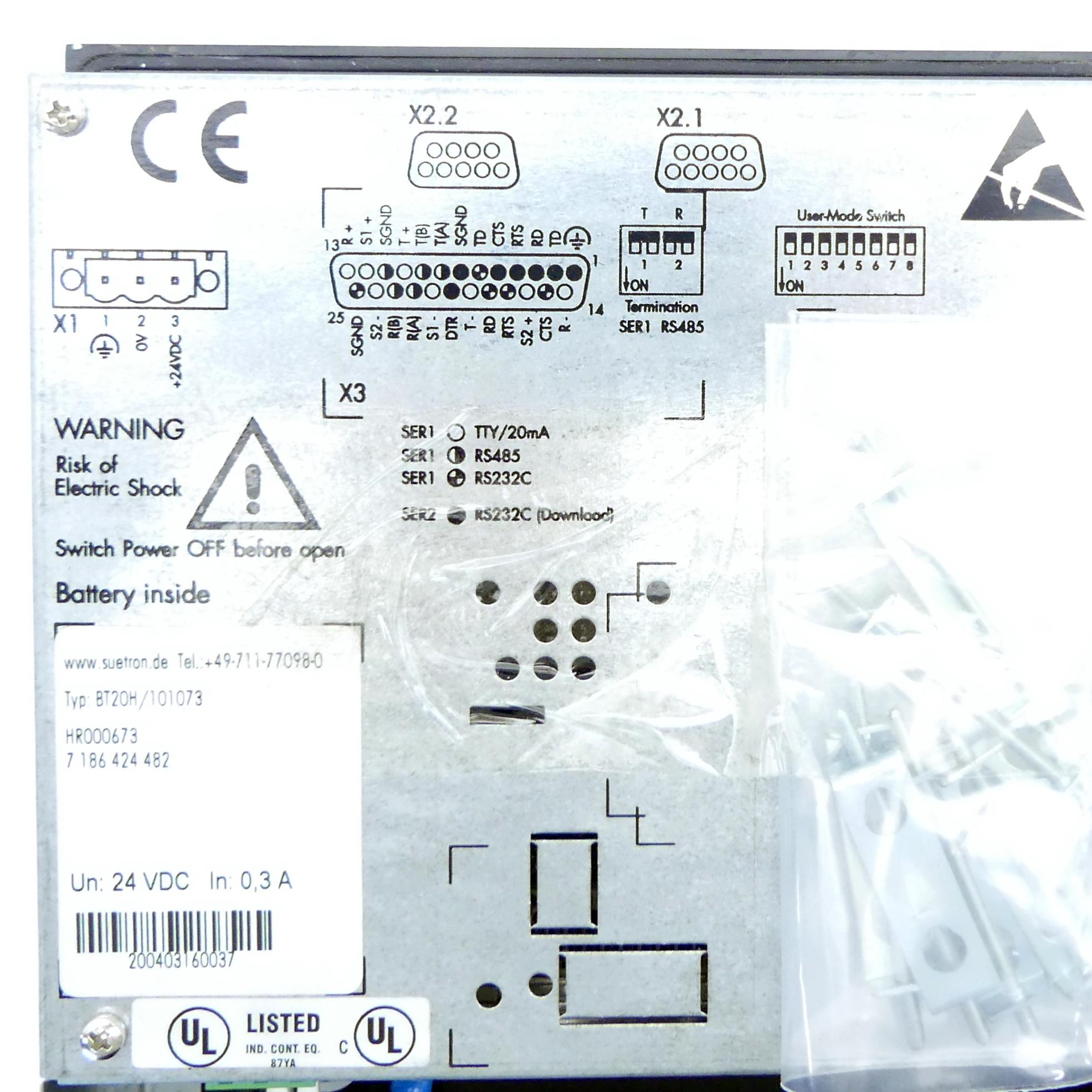 Produktfoto 2 von SÜTRON Bedienpanel