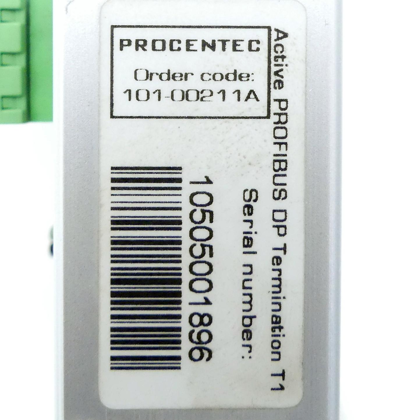 Produktfoto 2 von PROCENTEC Profibus DP Terminator T1