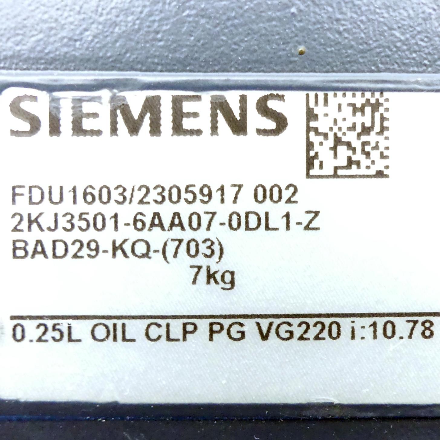 Produktfoto 2 von SIEMENS Getriebe