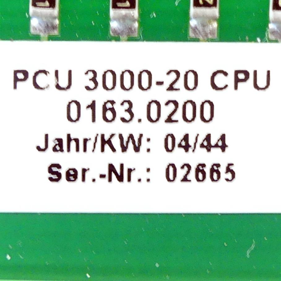 Produktfoto 2 von SCA SCHUCKER PC BOARD PCU 3000-20 CPU