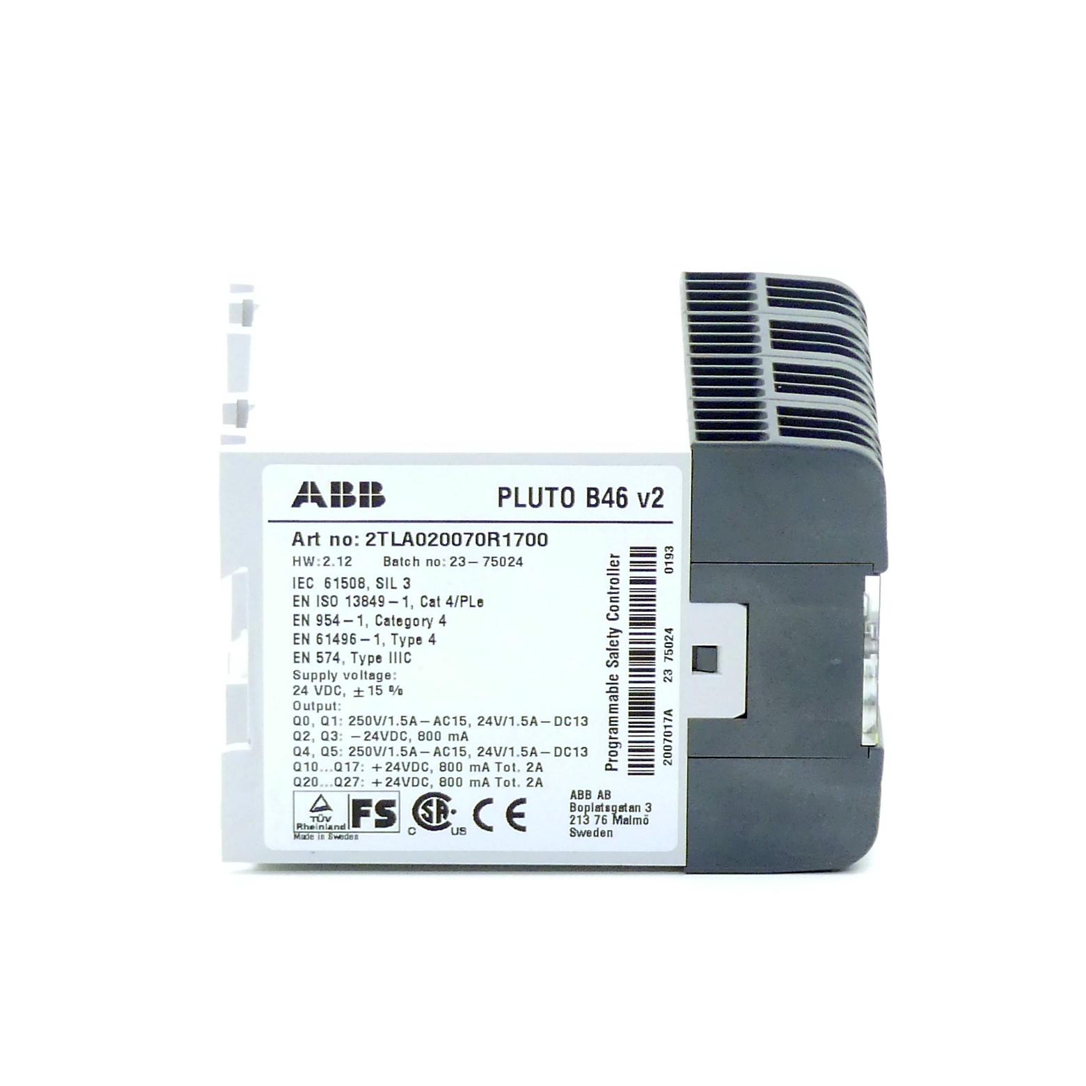 Produktfoto 3 von ABB Sicherheitssteuerung Pluto B46 v2