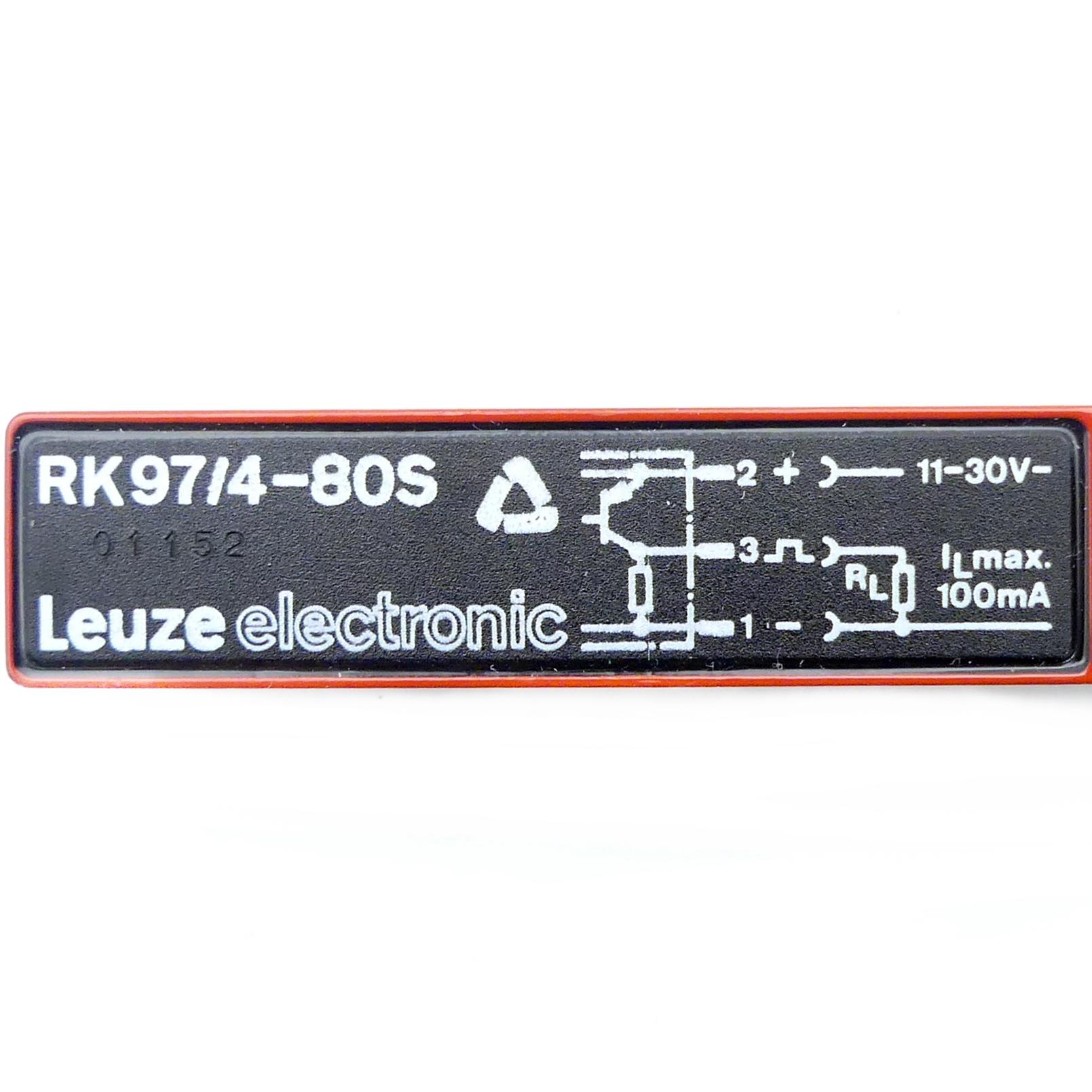 Produktfoto 2 von LEUZE ELECTRONIC Reflexlichttaster RK97/4-80S