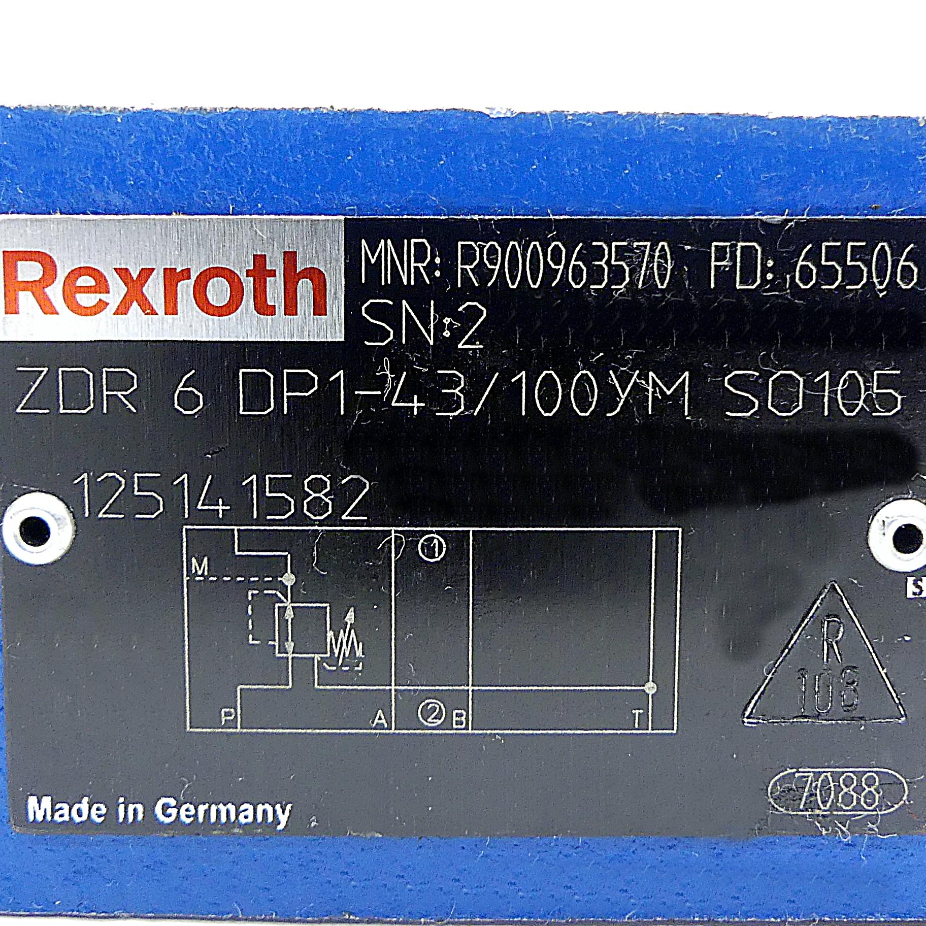 Produktfoto 2 von REXROTH Druckreduzierungsventil