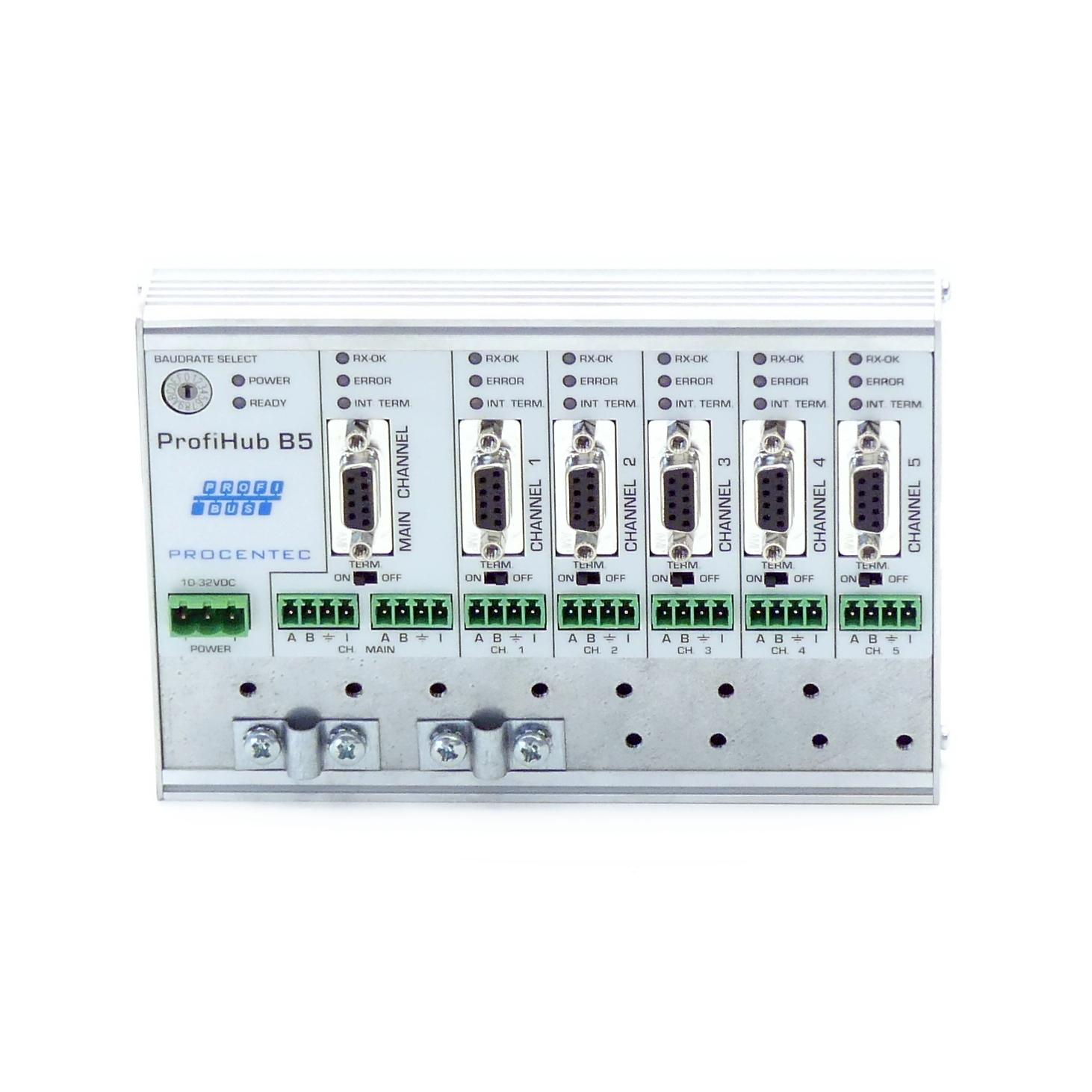 Produktfoto 3 von PROCENTEC Profibus DP Repeater ProfiHub B5