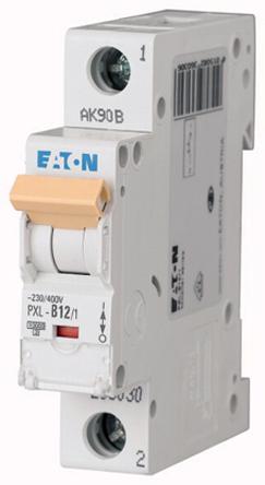 Eaton PXL, S200 MCB Leitungsschutzschalter Typ C, 1-polig 12A 400V, Abschaltvermögen 10 kA xPole DIN-Schienen-Montage