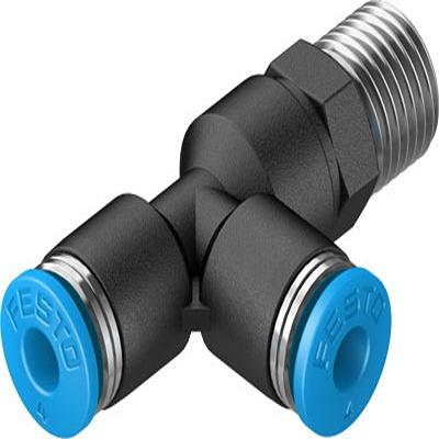 Produktfoto 1 von Festo QSTL T-Anschluss, Gewinde-zu-Rohr, R1/8 Stecker