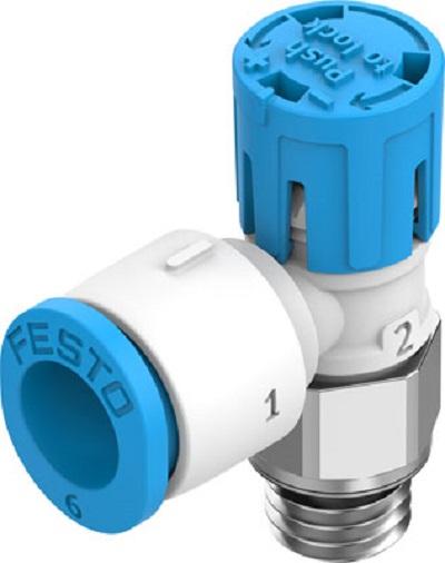 Produktfoto 1 von Festo VFOE Pneumatik-Steuerventil, manuell, Flow Control, M7, M7, PBT