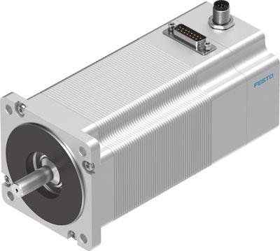 Produktfoto 1 von Festo EMMS-ST Hybrid 1.8° Schrittmotor 48 V / 9,5 A 9.3Nm Wellen-Ø 11mm