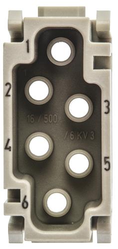 Modul, Stecker, Han-Modular Serie , 6-polig