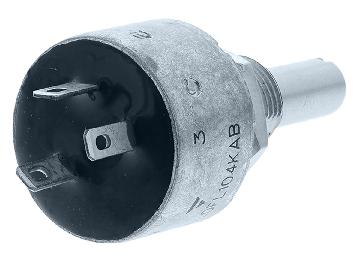 Vishay PE30, Tafelmontage  Dreh Potentiometer 100kΩ ±10% / 0.9W , Schaft-Ø 6 mm