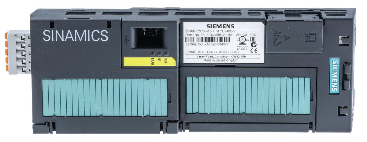 Produktfoto 1 von Siemens SINAMICS G120 Steuereinheit, 24 V dc / 1,5 A für PM230, PM240, PM250