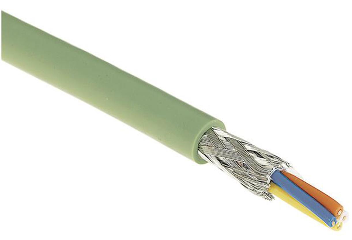 Produktfoto 1 von HARTING Ethernetkabel Cat.5, 20m, Grün Verlegekabel SF/UTP, Aussen ø 6.7mm, PUR