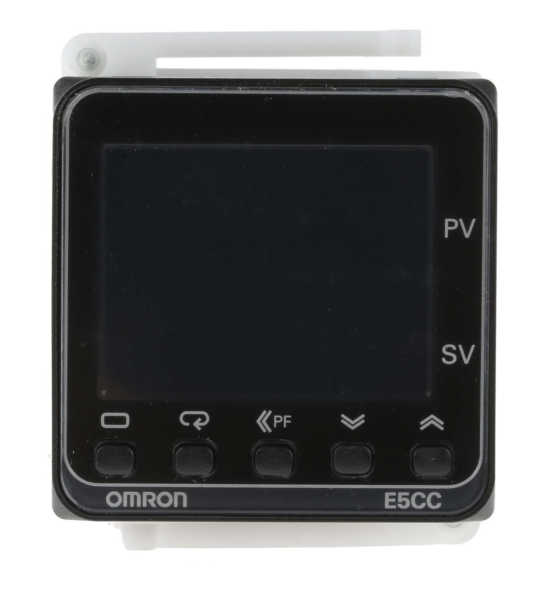 Produktfoto 1 von Omron E5CC PID Temperaturregler, 1 x Linear Ausgang/ Analog, Infrarot-Temperatursensor, Platin-Widerstandsthermometer,