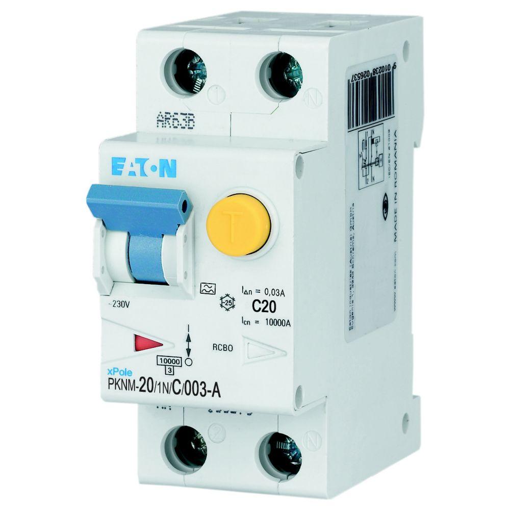 Produktfoto 1 von Eaton Eaton Moeller RCD/FI, 2-polig, 20A, 30mA Typ C PKNM CE 230V