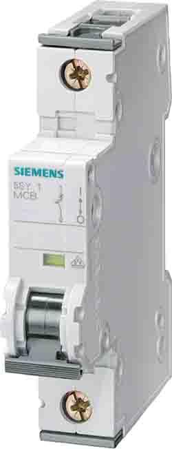 Siemens 5SY4 MCB Leitungsschutzschalter Typ B, 1-polig 80A 400V SENTRON DIN-Schienen-Montage