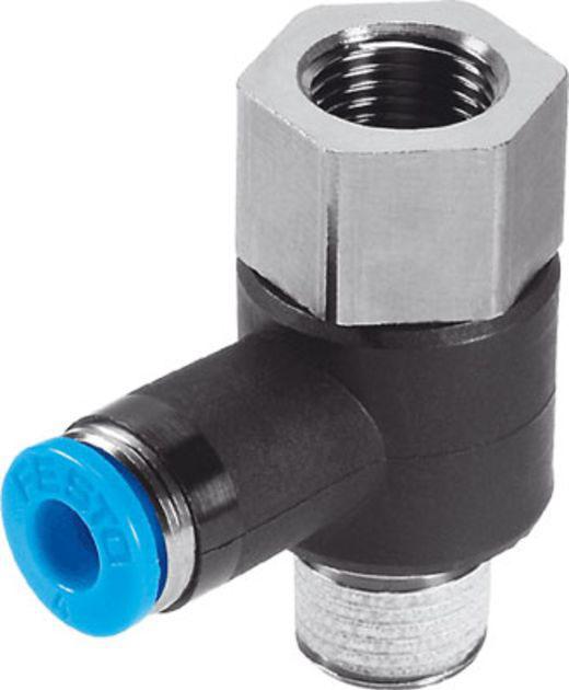 Produktfoto 1 von Festo T-Gewindeadapter, Gewinde-zu-Rohr, R1/8 Stecker, 6 bar