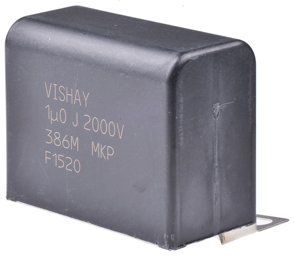 Produktfoto 1 von Vishay MKP386M Folienkondensator 1μF ±5% / 2kV dc Raster 43mm