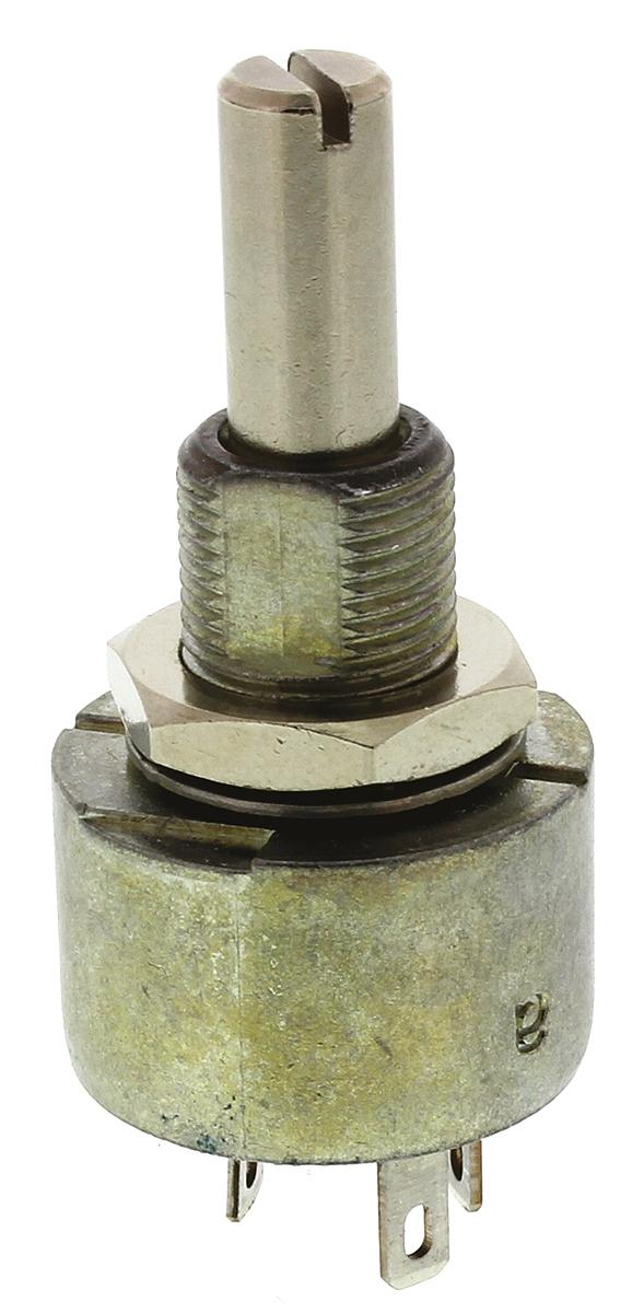 Vishay PE30, Tafelmontage  Dreh Potentiometer 470Ω ±10% / 3W , Schaft-Ø 6 mm