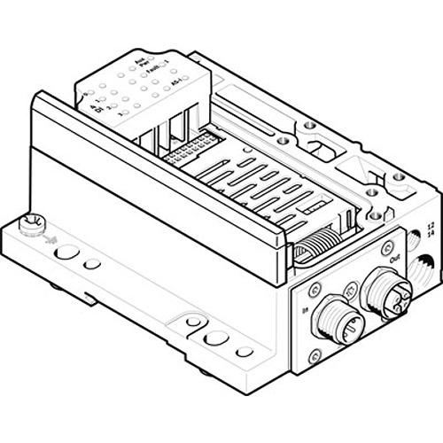 Produktfoto 1 von Festo Anschlussblock, Serie VMPA