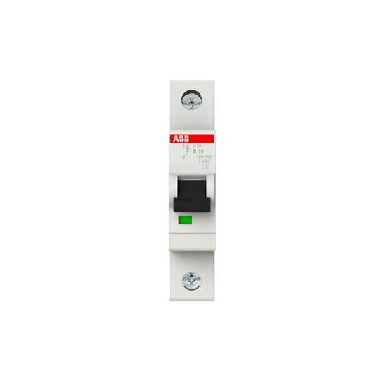 ABB S200 Leitungsschutzschalter Typ B, 1-polig 10A System Pro M Compact DIN-Schienen-Montage