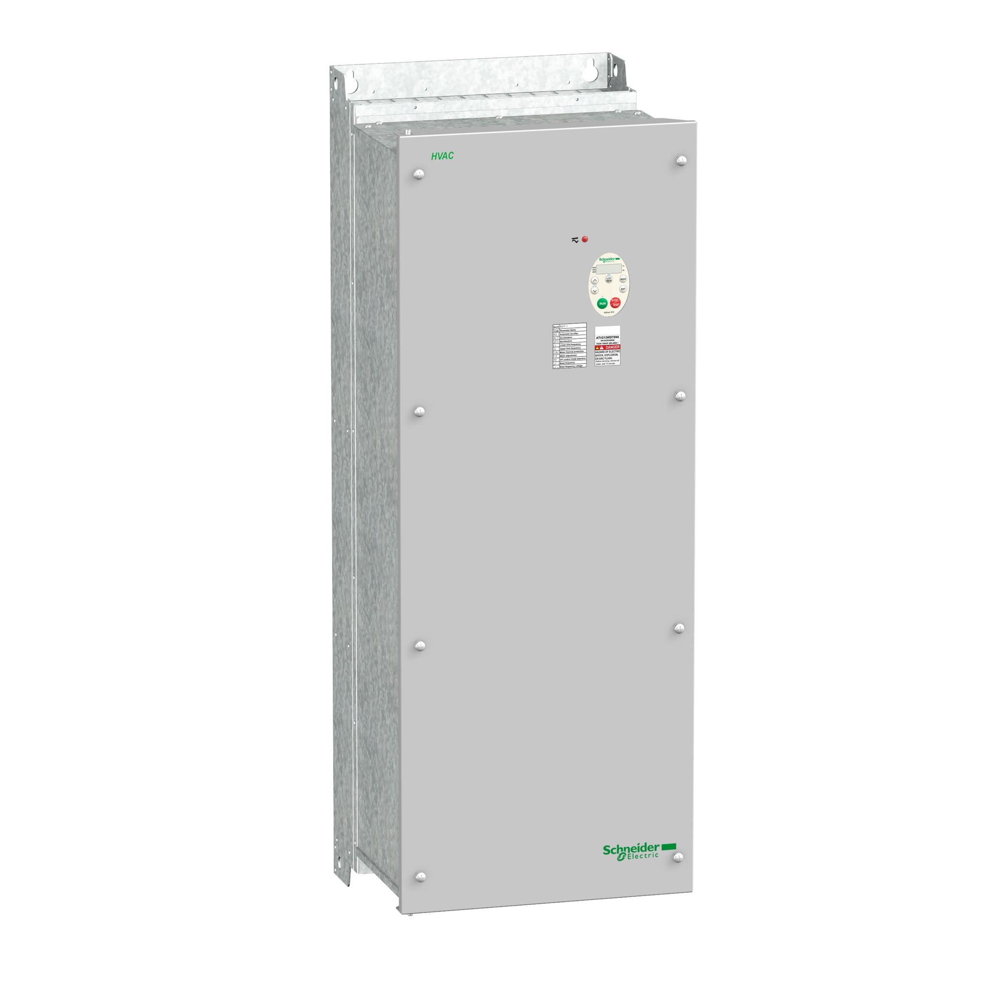 Produktfoto 1 von Schneider Electric Altivar 212, 3-Phasen Drehzahlgeregelter Antrieb 55 kW, 480 V / 89 A, 102,7 A. 0.5 → 200Hz