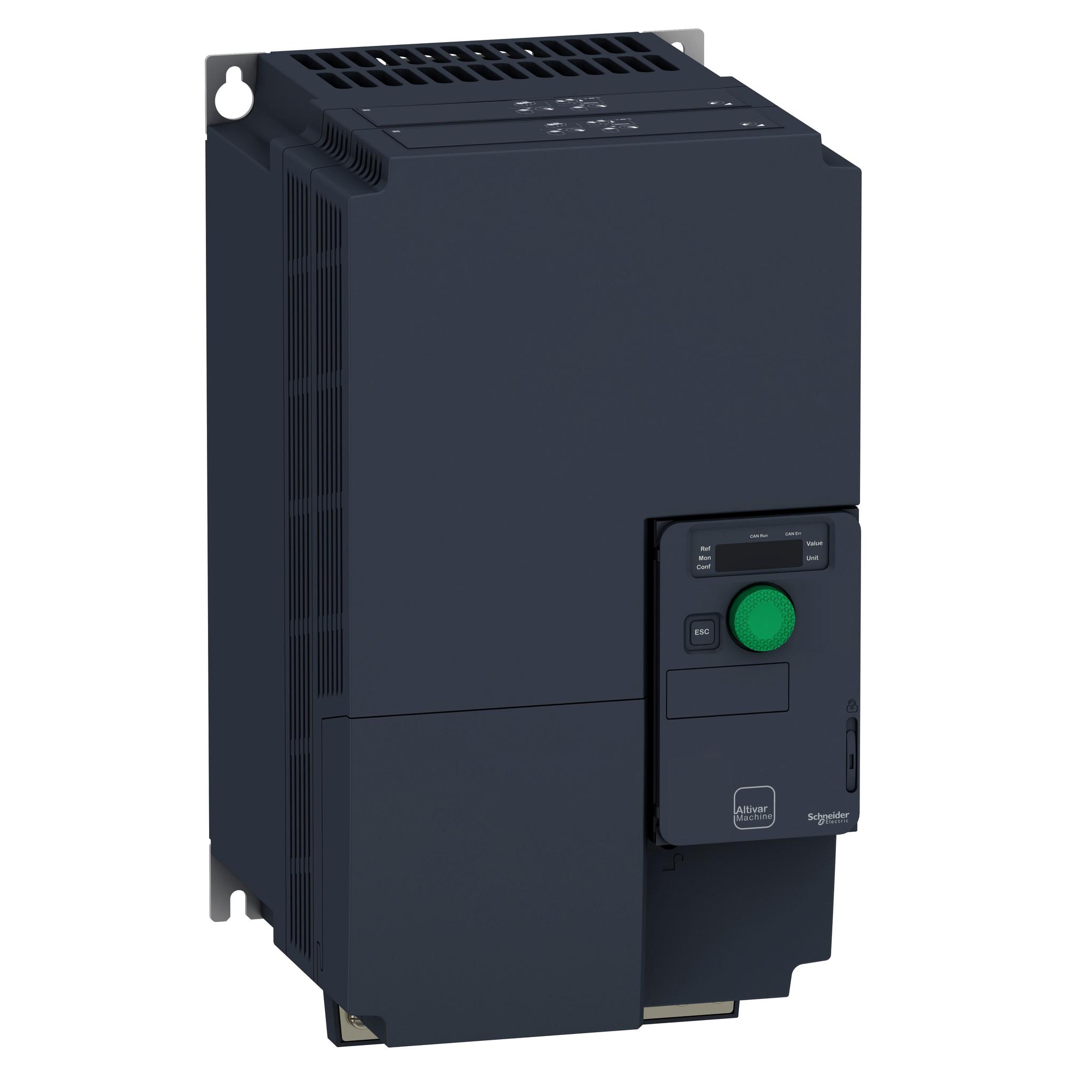 Produktfoto 1 von Schneider Electric Altivar Machine ATV320, 3-Phasen Drehzahlgeregelter Antrieb 15 kW, 240 V / 67,1 A, 79,7 A für