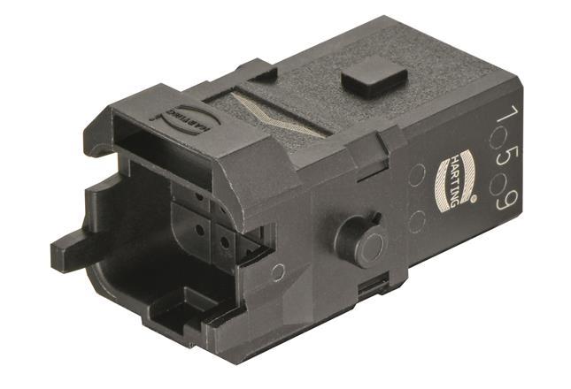 Produktfoto 1 von HARTING Han 1A Industrie-Steckverbinder Kontakteinsatz, 12-polig 6.5A Stecker, Einsätze