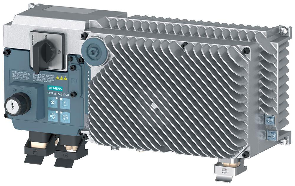 Siemens SINAMICS G115D, 3-Phasen Frequenzumrichter 0,55 kW, 380 → 480 V / 1,58 A 550Hz