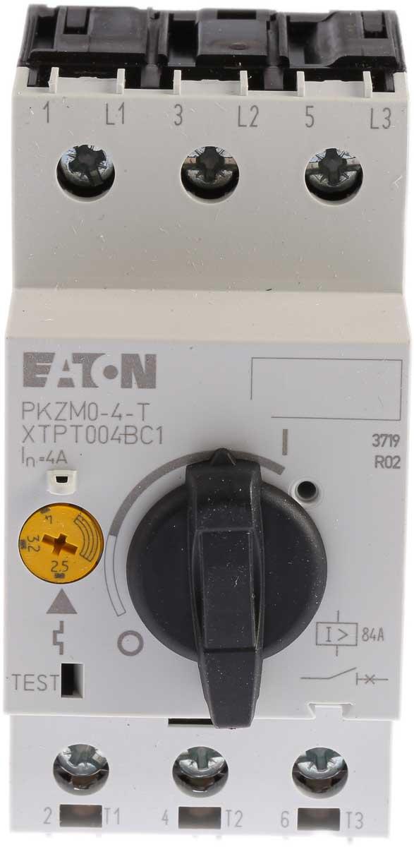 Produktfoto 1 von Eaton Eaton Moeller Motorschutzschalter, 2,5 → 4 A 690 V ac 93mm x 45mm