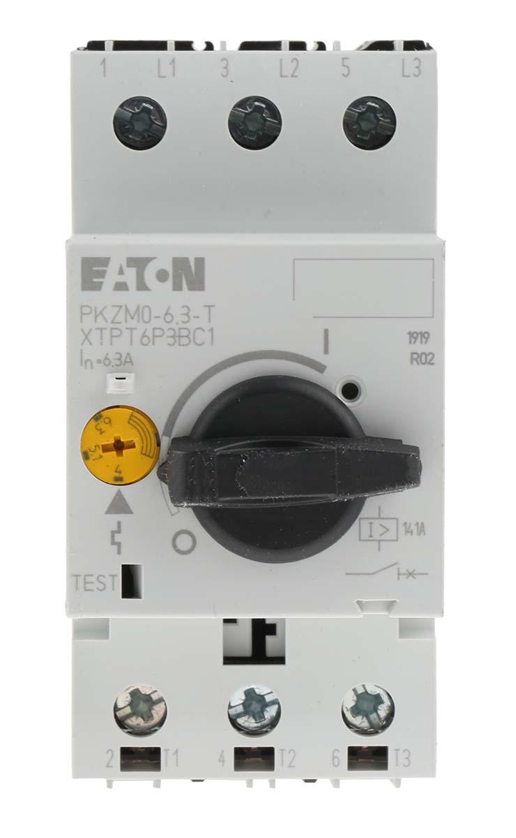 Eaton PKZM0...T Eaton Moeller Motorschutzschalter, 4 → 6,3 A 93mm x 45mm