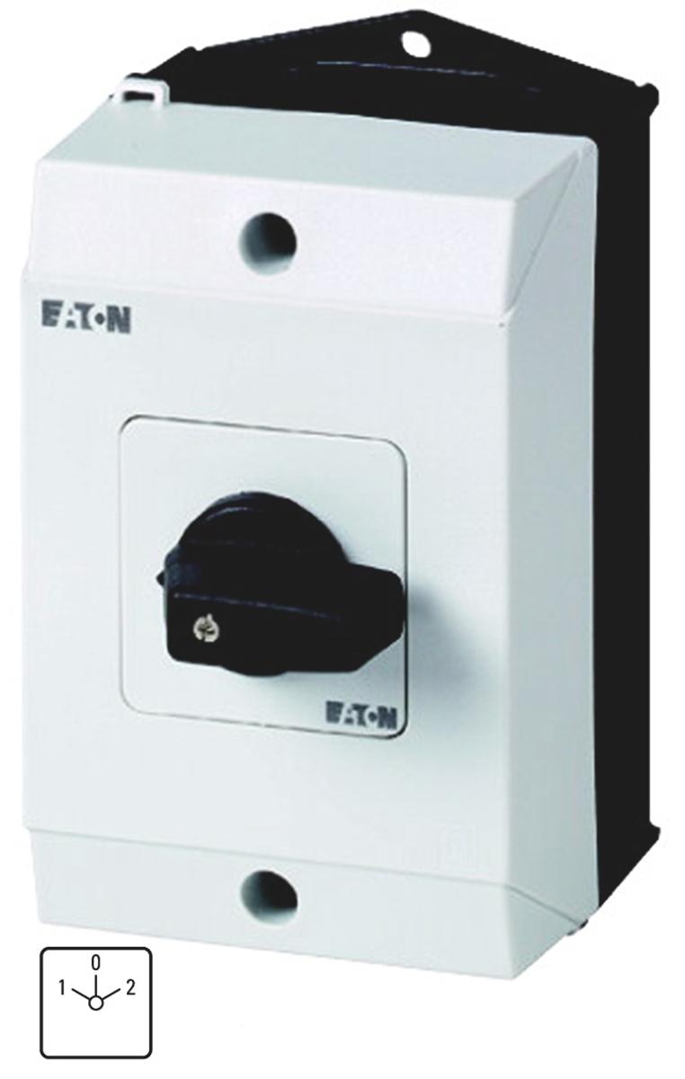 Produktfoto 1 von Eaton Eaton Moeller Trennschalter 4P-polig Schwarz IP 65 7,5kW 240 V dc, 690V ac 3-phasig 4 Schließer/4 Öffner