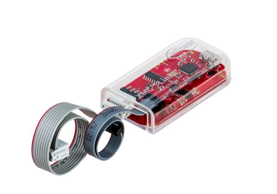 Produktfoto 1 von Infineon Debugger, Programmiergerät Evaluierungsplatine XMC Link Functional Isolated Debug Probe, Based on SEGGER