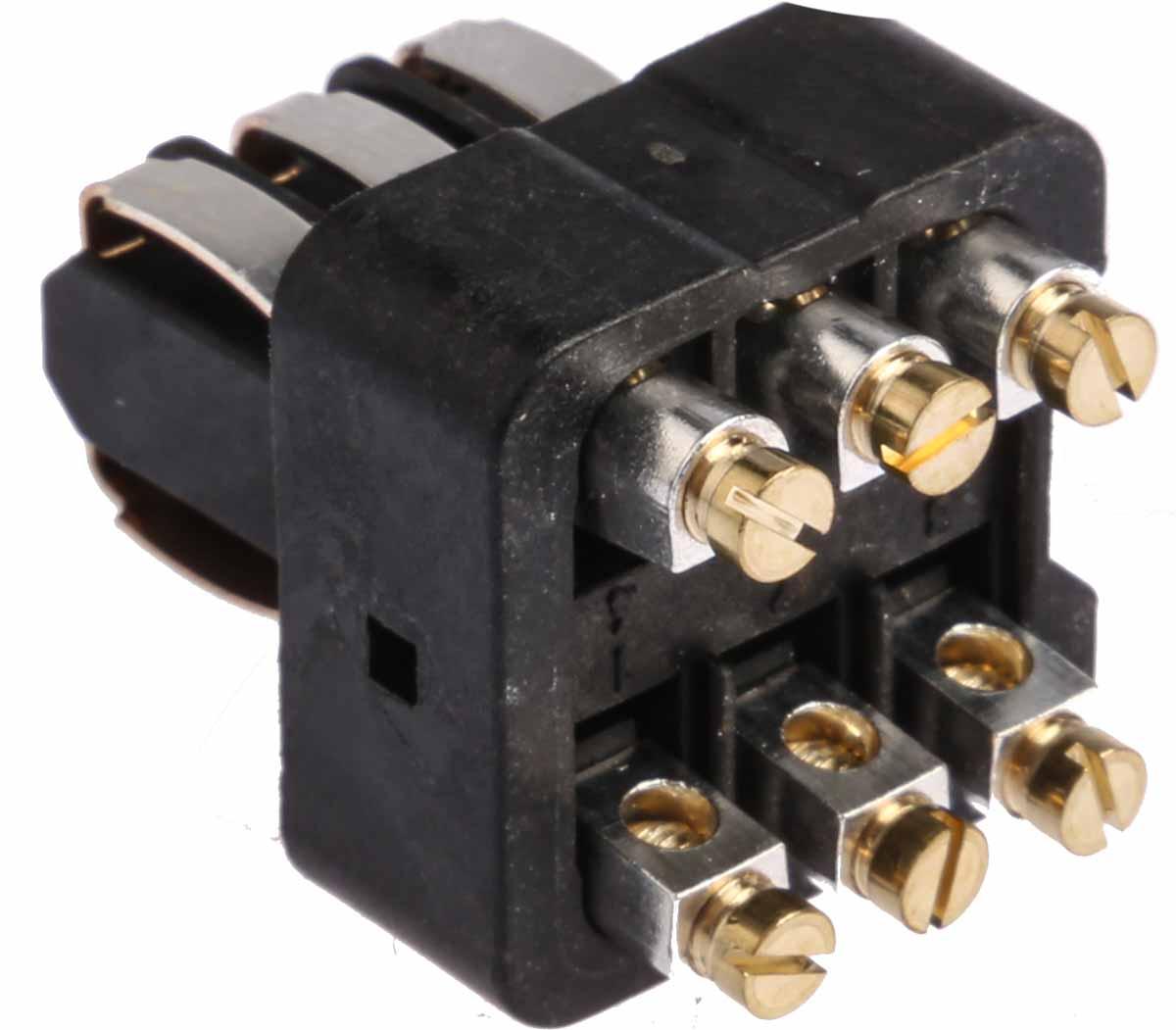 HARTING STAF Industrie-Steckverbinder Kontakteinsatz, 6-polig 10A Buchse, Terminal Block-Einsatz Schrauben