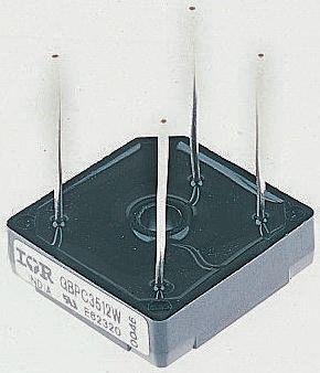 Vishay Brückengleichrichter, 1-phasig 35A 200V THT 1.1V GBPC-W 4-Pin 5μA