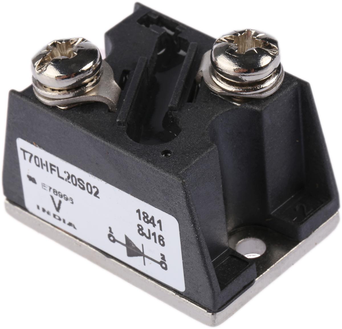 Vishay Tafelmontage Diode, 200V / 70A, 2-Pin T-Modul