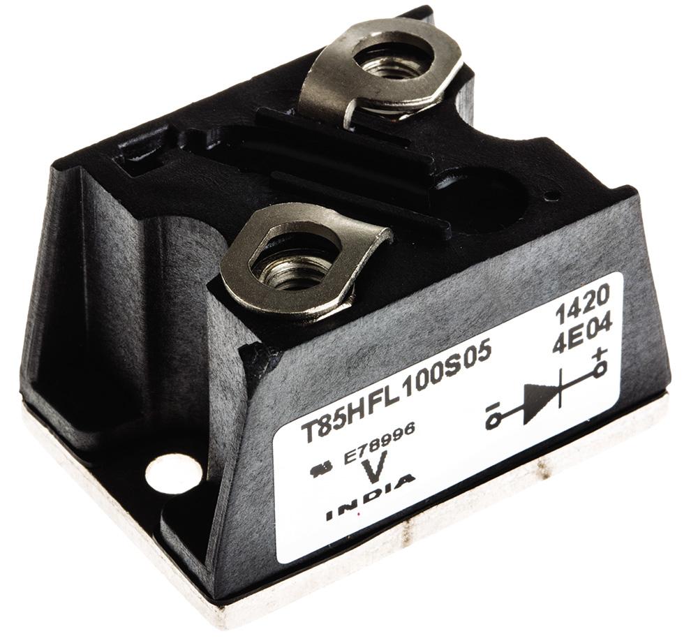 Vishay Tafelmontage Diode, 1000V / 85A, 2-Pin T-Modul