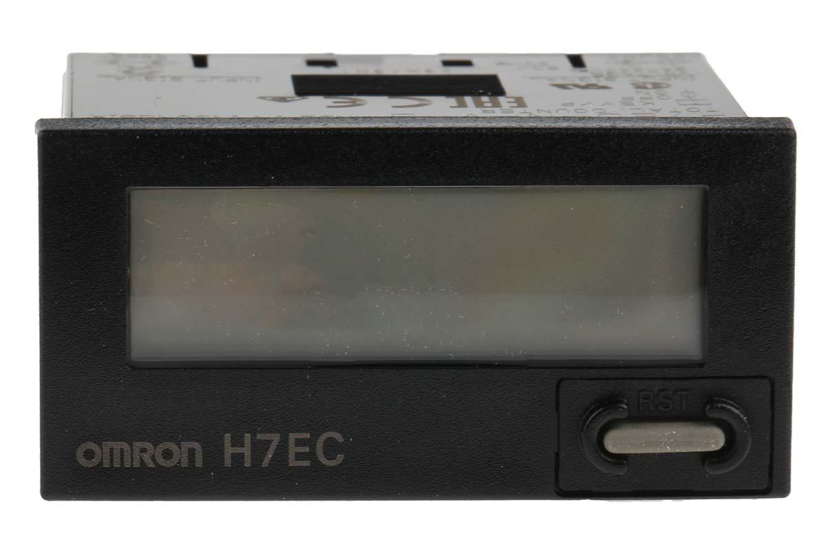 Produktfoto 1 von Omron H7EC Zähler LCD 8-stellig, max. 20Hz, 24 → 240 V ac/dc