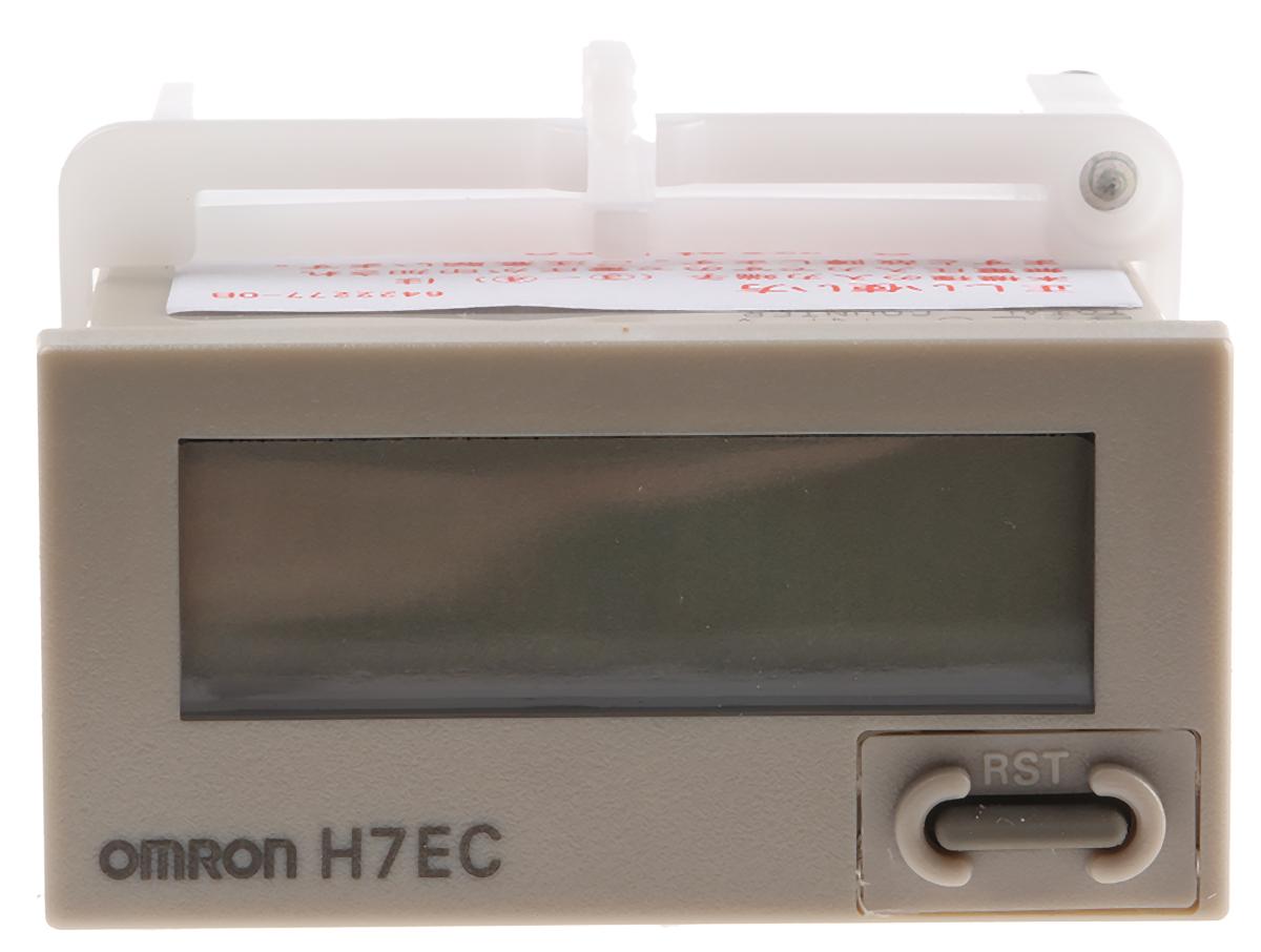 Produktfoto 1 von Omron H7EC Zähler LCD 8-stellig, max. 20Hz, 24 → 240 V ac/dc