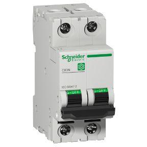 Produktfoto 1 von Schneider Electric C60N MCB Leitungsschutzschalter Typ C, 2-polig 3A, Abschaltvermögen 10 kA Multi 9